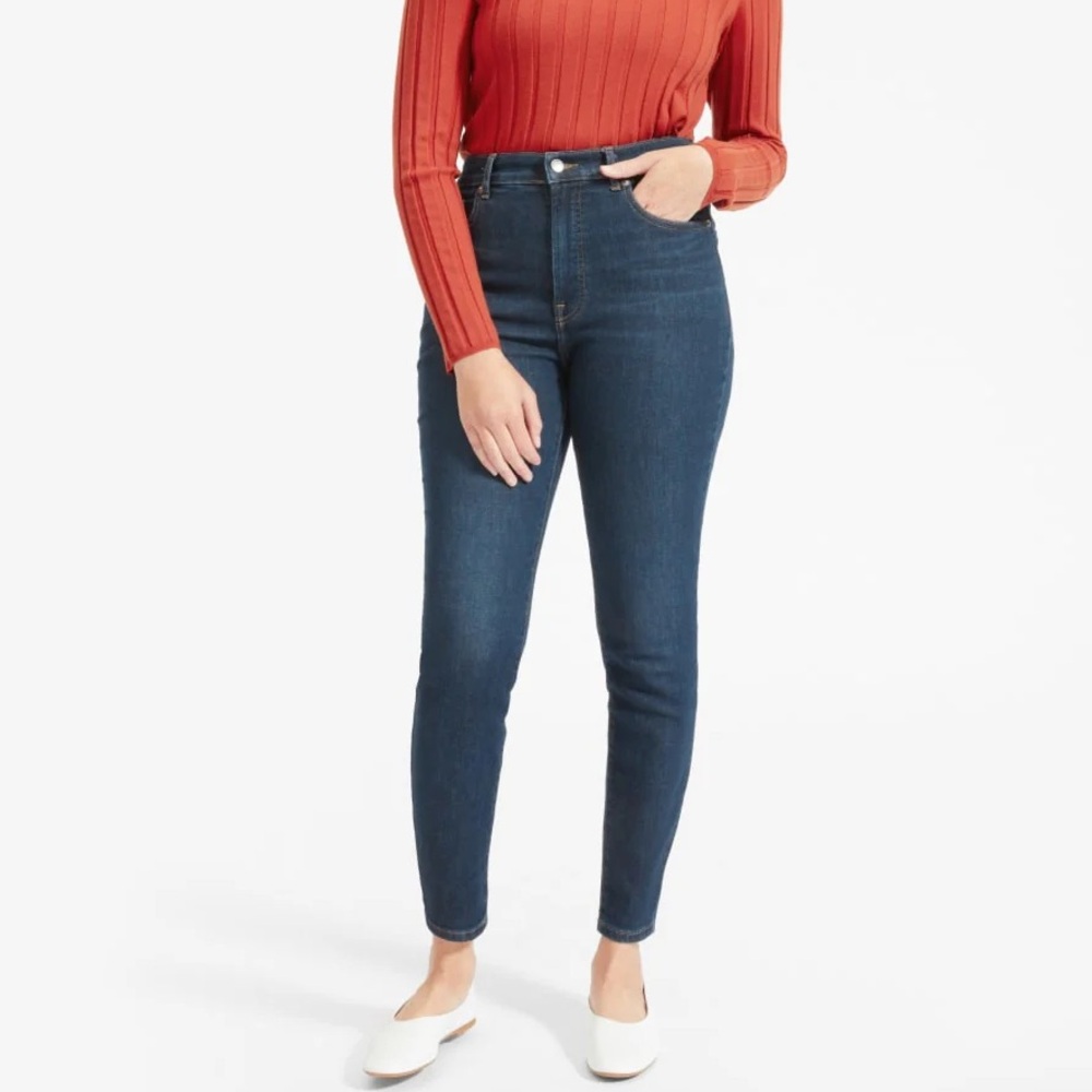Everlane The High Rise Skinny Jeans in Indigo